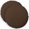 vidaXL Throw Pillow 2 pcs HEERLEN Brown Dia. 40 cm Fabric