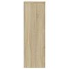 vidaXL Plant Stand Sonoma Oak 33x33x100 cm Engineered Wood