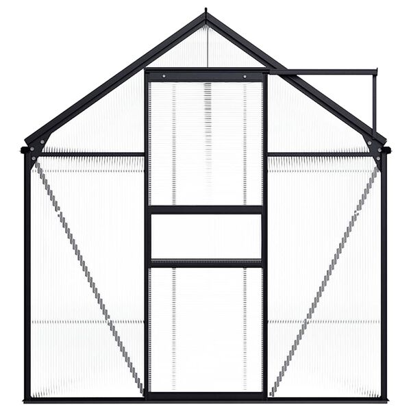 vidaXL Greenhouse Anthracite Aluminium 8.17 m²