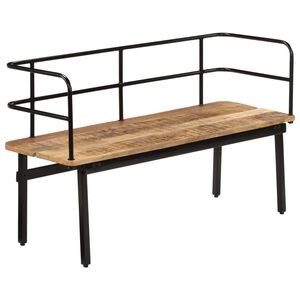 vidaXL Bench 120x40x70 cm Solid Mango Wood