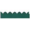 vidaXL Lawn Edgings 10 pcs Green 65x15 cm PP