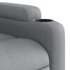 vidaXL Recliner Chair Light Grey Fabric