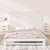 vidaXL Wall Headboard White 159.5x3x90 cm Solid Wood Pine