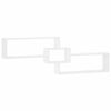 vidaXL Wall Shelf White 158 x 17 x 53 cm Engineered Wood