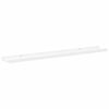 vidaXL Picture Frame Ledge Shelves 2 pcs White 80x9x3 cm MDF