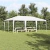 vidaXL Party Tent White 600 x 400 x 266 cm Polyethylene and Steel