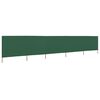 vidaXL 5-panel Wind Screen Fabric 600x160 cm Green