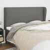 vidaXL Headboard with Ears Dark Grey 203 cm Fabric