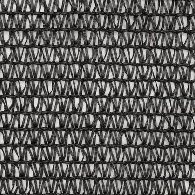 vidaXL Privacy Net HDPE 2x10 m Black