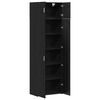 vidaXL Storage Cabinet 3 pcs Black Oak