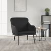 vidaXL Armchair Black 63x76x80 cm Faux Leather