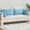 vidaXL Outdoor Pillows 4 pcs 60x40 cm Light Blue