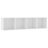 vidaXL Book Cabinet/TV Cabinet White 143x30x36 cm