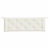 vidaXL Garden Bench Cushion Melange Cream 150x50x7 cm Fabric