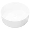 vidaXL Basin Round Ceramic White 40x15 cm