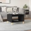 vidaXL Coffee Table Black 60x50x40 cm Engineered Wood