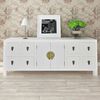 vidaXL Wooden Sideboard Asian Style with 8 Drawers and 2 Doors