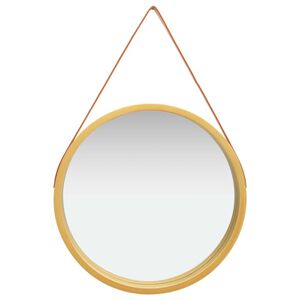 vidaXL Wall Mirror | Gold and brown