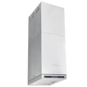 vidaXL Island Range Hood LCD Display Touch Sensor 756 m&sup3;/h LED