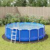 vidaXL Pool Ground Sheet &Oslash; 428 cm (1 mm) Non-woven Fabric Light Grey