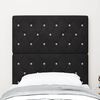 vidaXL Headboard with Headboard Black 80 cm Faux Leather