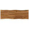 vidaXL Live Edge Table Top 120 x 40 x 3 cm Rectangular