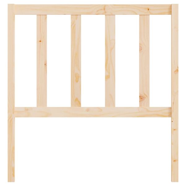 vidaXL Bed Headboard 96x4x100 cm Solid Wood Pine