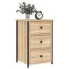 vidaXL Bedside Cabinet Sonoma Oak 40x36x60 cm Engineered Wood
