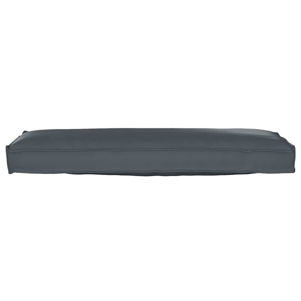 vidaXL Pallet Cushion for Bench Anthracite 120 x 40 x 8 cm