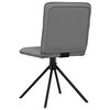 vidaXL Dining Chairs 2 pcs Dark Grey Fabric