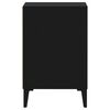 vidaXL TV Cabinet Black 100x35x55 cm Engineered Wood