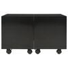 vidaXL Coffee Table High Gloss Black 60x60x35 cm Engineered Wood