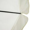 vidaXL Garden Parasol White Aluminium 500 cm