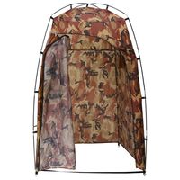 vidaXL Shower/WC/Changing Tent Camouflage