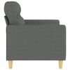 vidaXL 2-Seater Sofa Dark Grey 120 cm Fabric
