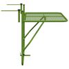 vidaXL Balcony Table Green 60x40 cm Steel