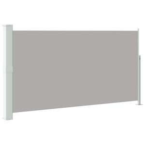 Patio Retractable Side Awning 160 x 300 cm Grey