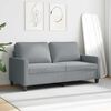 vidaXL 2-Seater Sofa Light Grey 140 cm Fabric