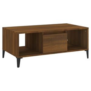 vidaXL Coffee Table Brown Oak 90x50x36.5 cm Engineered Wood