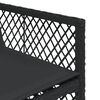 vidaXL 9 Piece Garden Dining Set with Cushions Black Poly Rattan