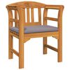 vidaXL Garden Rose Lounge Set with Cushion 3 pcs Solid Acacia Wood