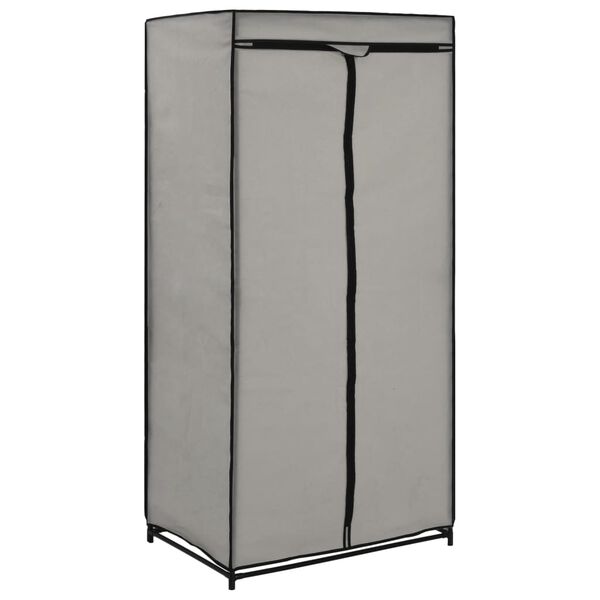 vidaXL Wardrobe Grey 75x50x160 cm
