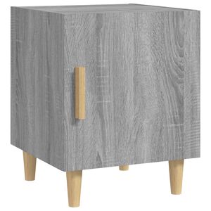vidaXL Bedside Cabinet | Grey Sonoma | Engineered Wood | Medium