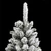vidaXL Artificial Christmas Tree with 300 LEDs with Stand White 180 cm