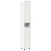 vidaXL Bathroom Cabinet White 30.5 x 30 x 195 cm Engineered Wood