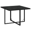 vidaXL 9 Piece Garden Dining Set with Cushions Poly Rattan Black
