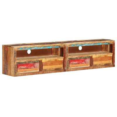 vidaXL TV Cabinets 2 pcs 88x30x40 cm Solid Wood Reclaimed