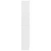 vidaXL Vitrine Cabinet White 82.5x30.5x185 cm Engineered Wood