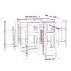 vidaXL 7 Piece Bar Set Solid Wood Pine