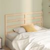 vidaXL Bed Headboard 141x4x100 cm Solid Wood Pine